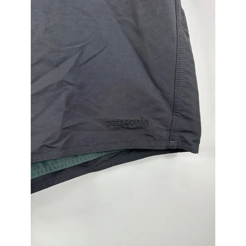 Patagonia Mens Paddler Board Shorts Black Nylon Size 38